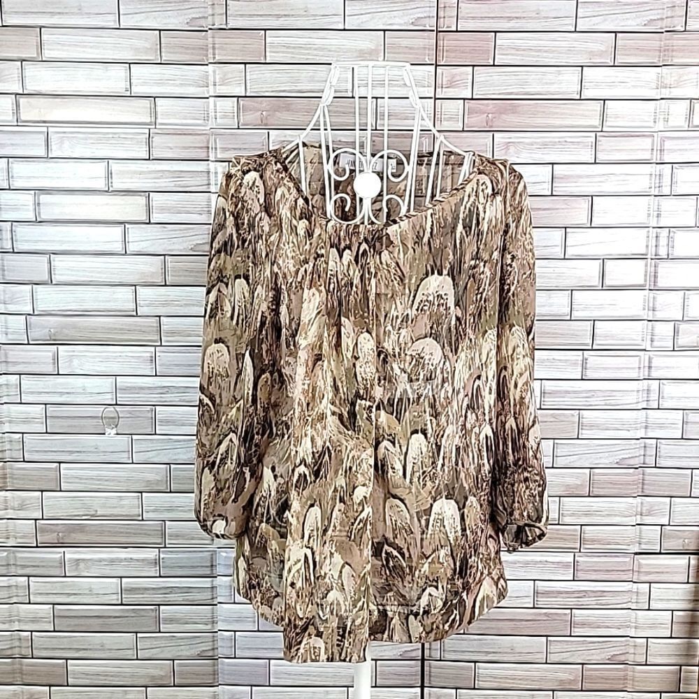 Jennifer Lopez sheer blouse Size S - Picture 1 of 11